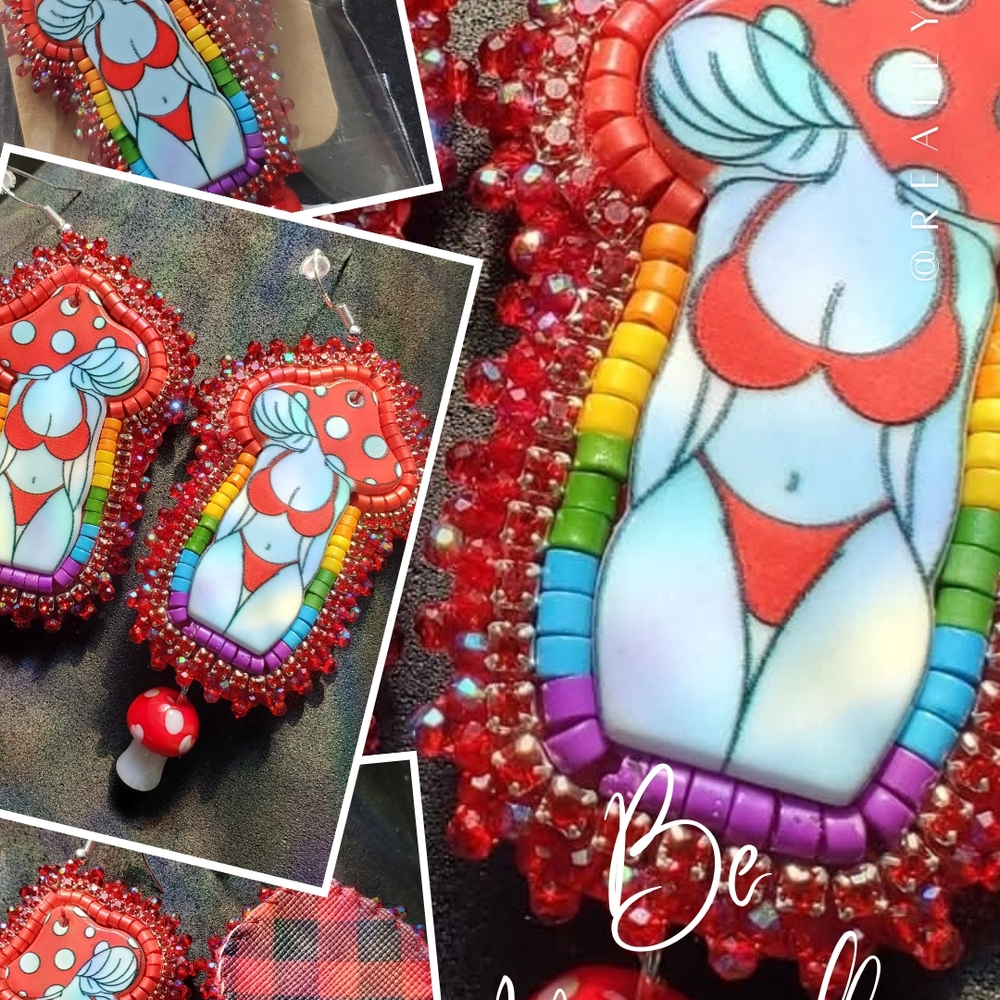 Handmade Beaded Earrings